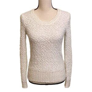 Almost Famous Women's Long Sleeve Ivory Sweater